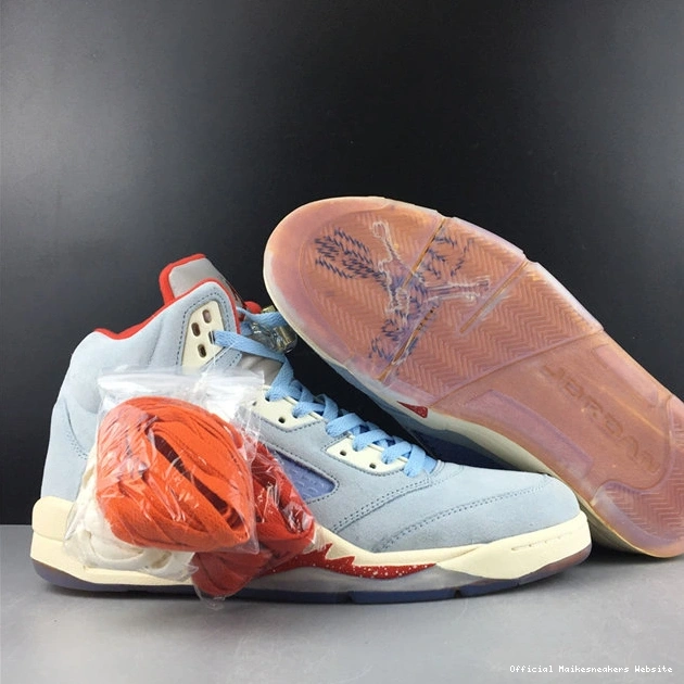 Official Maikesneakers CI1899- 4018 Room Trophy Ice Affordable Blue Jordan5 1013